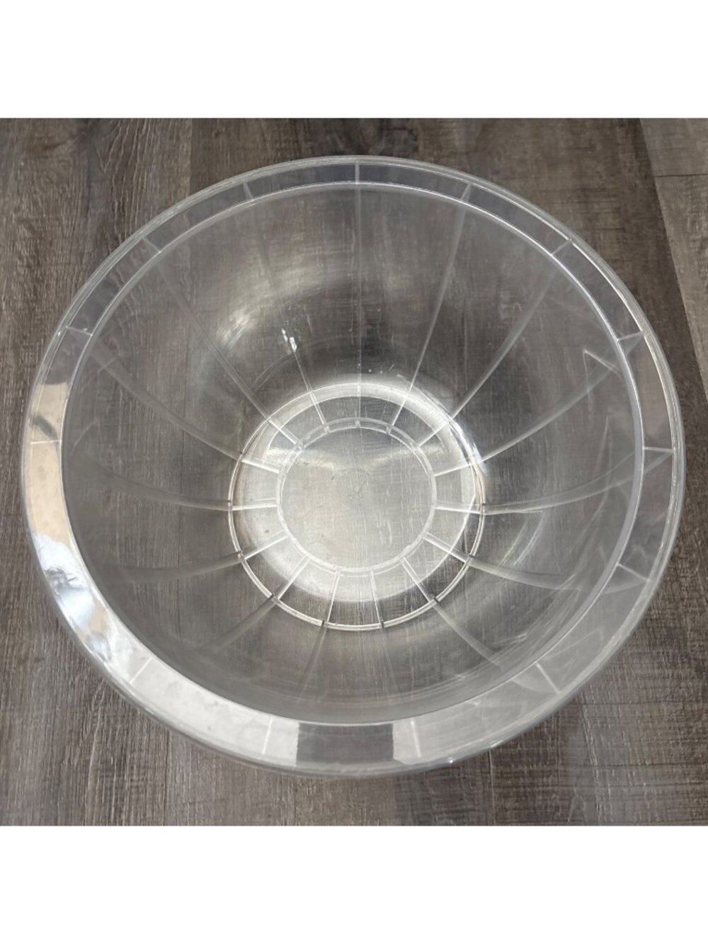 Fill-A-Bowl Y2K Lori Greiner QVC Acrylic Clear DIY Craft Bowl Decor Snack 12" - Picture 6 of 6